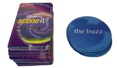 Disney Scene It? Board Game 192 Kids Cards Replacement Parts Pieces 1st Edition - Image 1 of 4