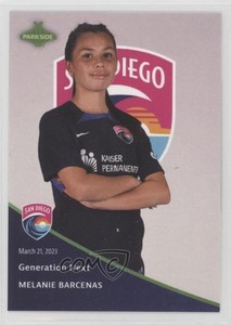 2023 Parkside NWSL Pronto /274 Melanie Barcenas #00 Rookie RC