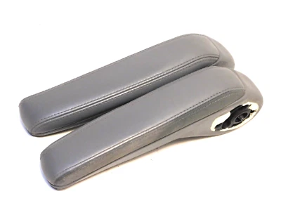 Volkswagen Routan 2009-2014 conductor reposabrazos izquierdo reposabrazos cuero gris VW OEM Foto 1 de 4