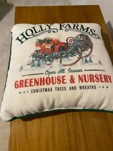 New Pillow by Ashland 16x16 Christmas Decorative pillow - Picture 1 of 3