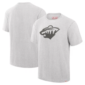Men's Fanatics Cream Minnesota Wild Made in Canada T-Shirt - Picture 1 of 3
