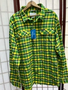 Columbia Oregon Ducks Flare Gun Flannel Shirt Men's XL NWT - Picture 1 of 4