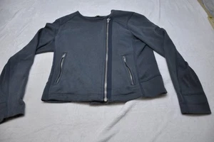 Gap Jacket Womens Medium Asymmetrical Zip Moto Crafted Casual - Picture 1 of 9
