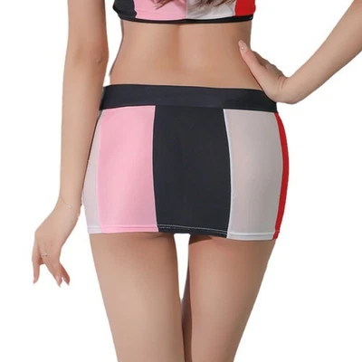 Damen Rock Transparent Minirock Bodycon Röcke Bleistiftrock Dessous Nachtwäsche - Bild 1 von 4
