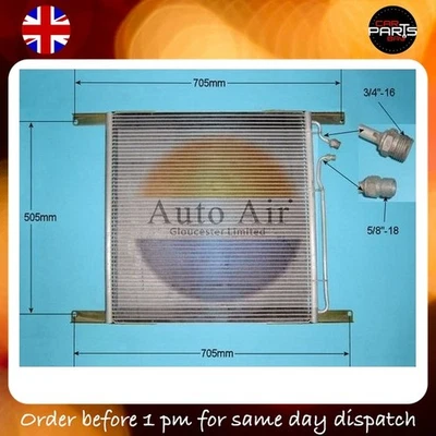 CONDENSER FOR TOYOTA COROLLA LANDCRUISER AIRCON - Image 1 of 4