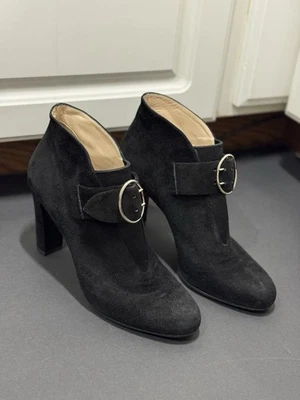 Botas de terciopelo de combate Prada Block Foto 1 de 4