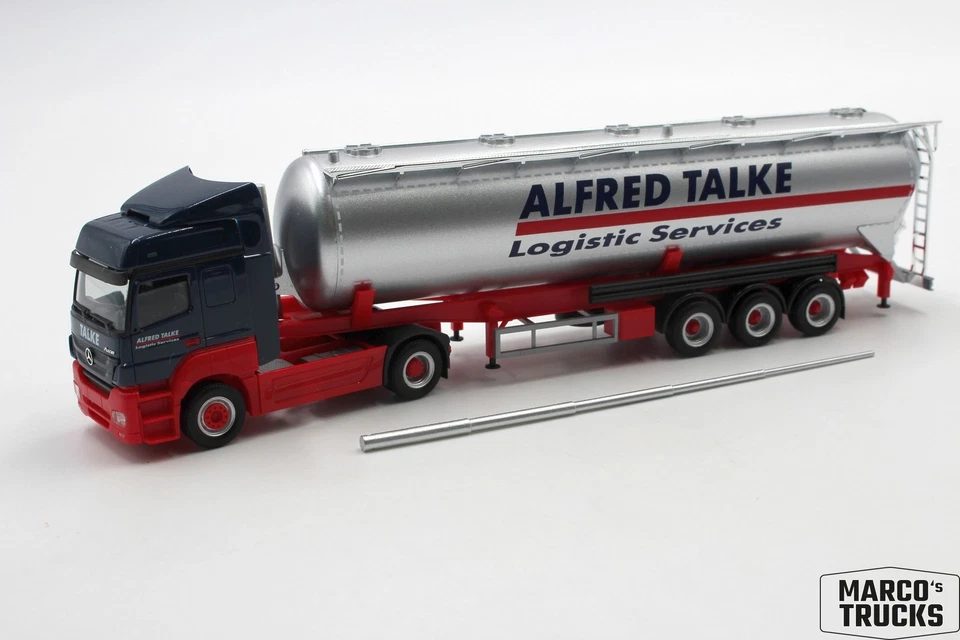 Herpa MB Mercedes Axor silo semitrailer truck "Alfred Talke" 1:87 /H25748 - Image 1 of 1