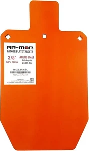 AR-MOR Targets 3/8" 2/3rds Scale AR-500 IPSC Torso, Orange, One Size - 23IT375 - Picture 1 of 1