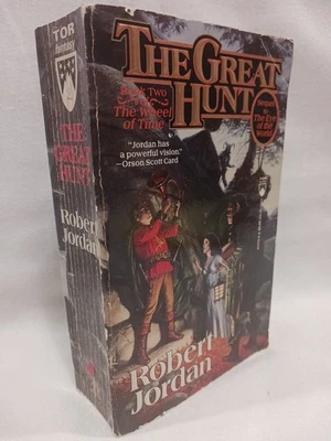 The Great Hunt Wheel Of Time WoT 2 Jordan PAPERBACK First Edition 1st Printing A - Image 1 of 4