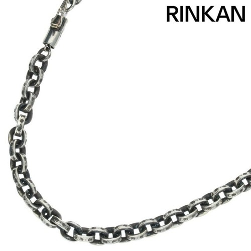 CHROME HEARTS Collana uomo argento 20 20 pollici cuori cromati CATENA CARTA usata 71e0629813b7c7b43