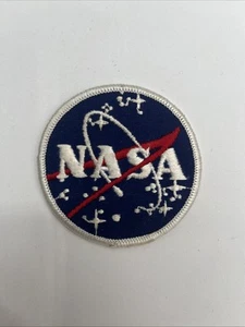 SELTENER NASA Logo Patch Space Mars Moon Meatball 60er 70er Jahre - Bild 1 von 5