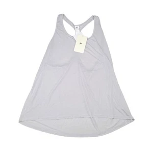 Fabletics Ryan Logo Semi Fitted Racerback Tank Top Light Gray Women's 2XL NWT - Picture 1 of 11