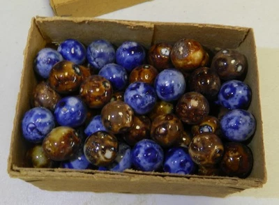 #20158m Caja Original De Colección De Canicas Bennington Alemanas Hechas A Mano Foto 1 de 4