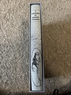 A Treasury of Mark Twain Folio Society Book in Slipcase 4th printing New. Foto 1 de 4