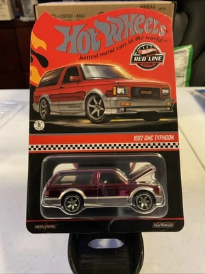Hot Wheels RLC - 1992 GMC Typhoon (Red) - New/Sealed - Image 1 of 3