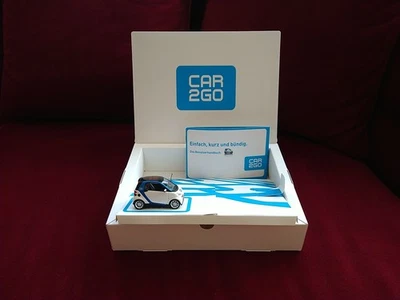 Modellauto Smart Car2Go - Marketing-Package zum Marktstart in Ulm - Bild 1 von 4