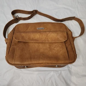 Samsonite Córdoba Bolso de Mano Bolso para Laptop Marrón Vintage Viaje al Hombro  - Imagen 1 de 8