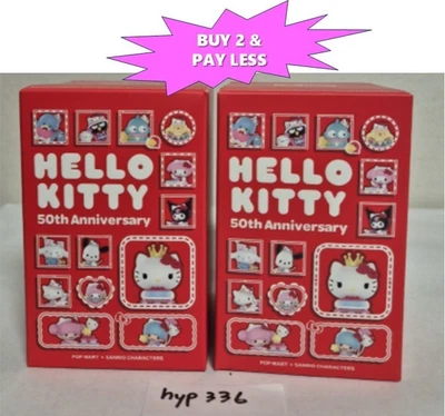 Персонажи Hello Kitty 50th Anniversary Blind Box POP MART Sanrio | набор из 2 - Изображение 1 из 4
