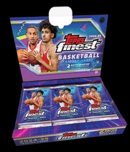 2024-25 Topps Finest Basketball Hobby Box (2 AUTOS) neuf scellé (livraison 8/15) - Photo 1/1
