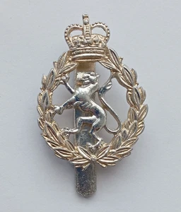WRAC Womens Royal Army Corps Adonised Staybright Military Cap Badge. PB1-30 - Picture 1 of 3