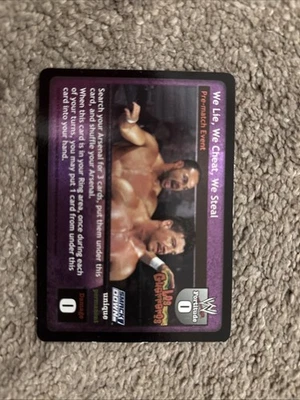 WWE/WWF Raw Deal CCG We Lie, We Cheat, We Steal Foil Los Guerreos - Image 1 of 2