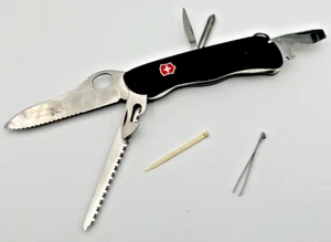 VICTORINOX SWISS ARMY FORESTER KNIFE MULTITOOL SAW POCKET KNIFE - Picture 1 of 13