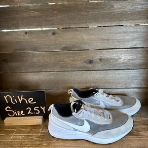 Kinder Nike Kinder Waffle One Elfenbein Sport Laufschuhe Turnschuhe Größe 2,5 Y - Bild 1 von 6