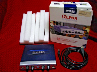 Lexicon LEXALPHAV Alpha Desktop USB DIGITAL Audio Interface - Image 1 of 4