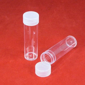 Edgar Marcus Round Plastic Coin Storage Tubes for Pennies / Cents 19mm Qty 100 - Picture 1 of 3