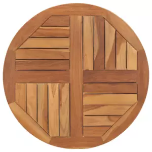 NNEVL Table Top Solid Teak Wood Round 2.5 cm 70 cm - Picture 1 of 6