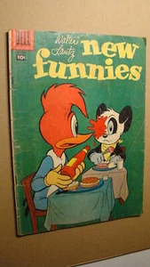 NEW FUNNIES 251 WOODY WOODPECKER DELL COMICS 1958 WALTER LANTZ - Picture 1 of 1