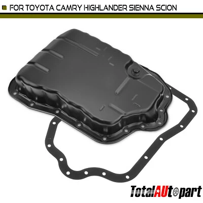 Cacerola de aceite de transmisión automática con junta para Scion tC 11-16 Camry Highlander Sienna Foto 1 de 4