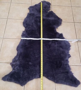 SHEEPSKIN PELT--Blue grey color - Picture 1 of 2