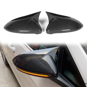 Carbon Fiber Rearview Mirror Cap Cover For 2014-2019 VW Golf MK7 MK7.5 GTI GTD R - Picture 1 of 9