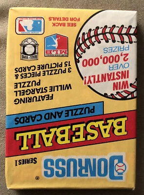 Tarjeta de béisbol Donruss 1991 paquete de cera John Kruk Phillies mostrando en la parte superior delantera Foto 1 de 2