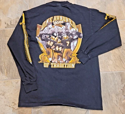 Vintage 90s Army VS Navy Football T-Shirt 1999 Long Sleeve NCAA 100th Men's M - Image 1 of 4