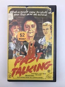 FAST TALKING 1984 AUSTRALIAN FILM — VHS VIDEO EX RENTAL — RARE OZPLOITATION - Bild 1 von 18