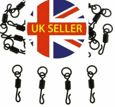 Size 8 Quick Change Ring Swivels ring Chod Carp Swivels Fishing Terminal Tackle - Image 1 of 4