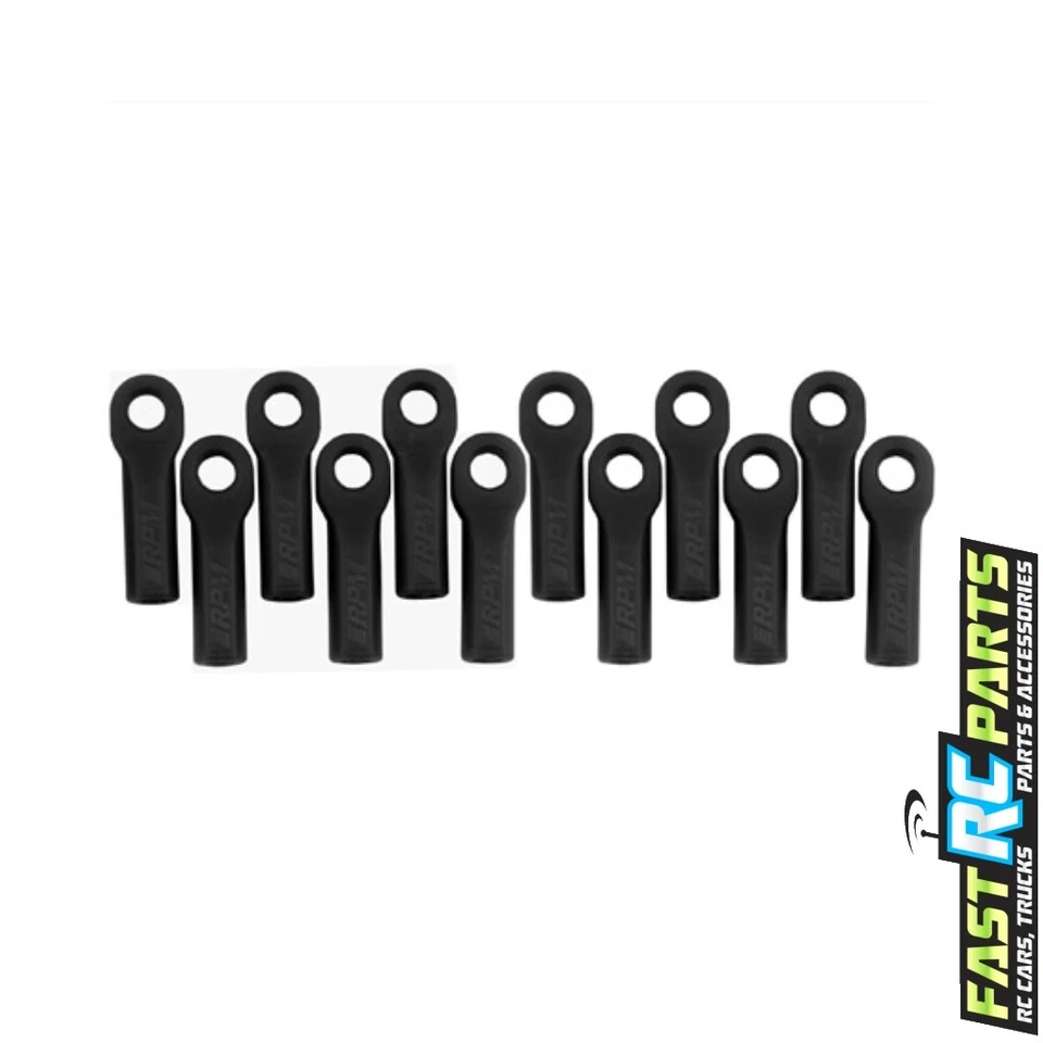 RPM R/C Products RPM Rod Ends Long Black 1/10 Traxxas Nitro Slash RPM80512 - Image 1 of 1