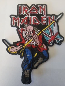 IRON MAIDEN TROOPER PARCHE HIERRO COSER EN HEAVEY METAL ROCK MÚSICA AÑOS 80 CHALECO LEYENDAS - Imagen 1 de 4