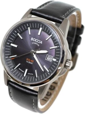 Reloj [Boccia Titanio] Colección Clásica 3643-02 Negro Foto 1 de 4