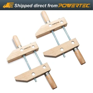Powertec 71839 Holz Handschraubenklemme - 12 Zoll Handschraubklemmen Holzbearbeitung, 2er-Pack - Bild 1 von 7