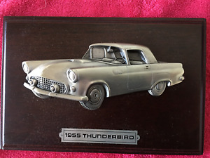 A 1955 Ford Thunderbird Plaque  by Avon Gallery Originals