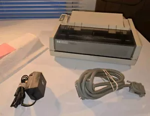 ๐ฅ HP Hewlett Packard ThinkJet Rare 2225P Printer w/ Cable AC Adapter Powers On - Picture 1 of 24