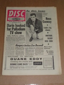 Disc - March 12 1960 Duane Eddy cover (Adam Faith/Laurie London/Billy Fury) - Imagen 1 de 1