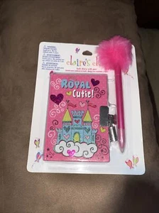 ROYAL CUTIE LOCK DIARY & PEN SET 4” SUPER CUTE!! - Picture 1 of 1