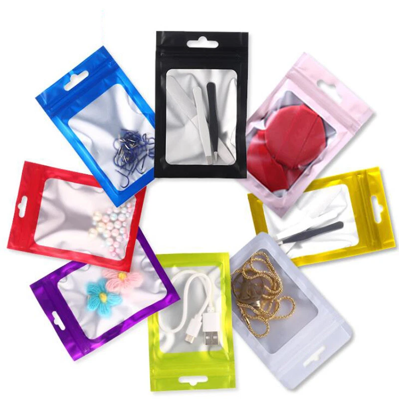 Grip Seal Bags Clear Self Resealable Polythene Poly Plastic Zip Lock 100Pcs - Image 1 of 1
