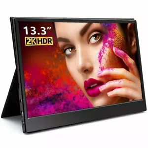 13.3'' Portable IPS Gaming Monitor Type-C Second External Monitor for Computer - Picture 1 of 12