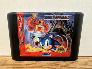 Sonic Spinball (Sega Genesis, 1993) auténtico probado - Imagen 1 de 3