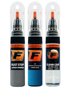 for YAMAHA MOTORCYCLES YAM/543 BLUE TOUCH UP PAINT Pen Kit Scratch Repair Set - Picture 1 of 10